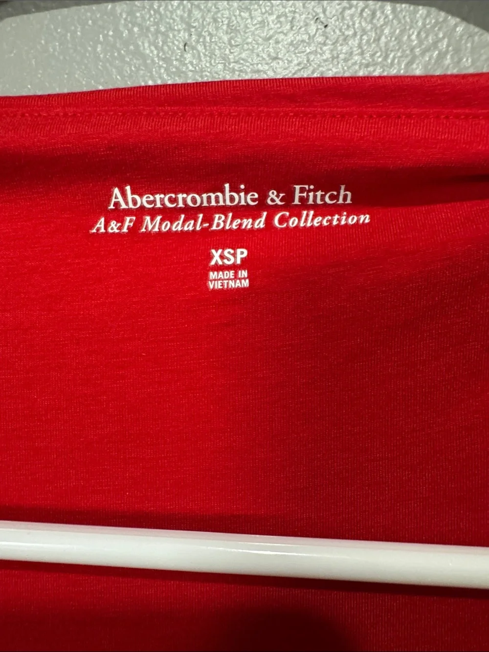 Abercrombie & Fitch Vibrant Red Sleeveless Draped Maxi Dress